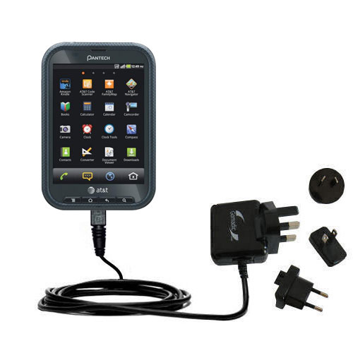 International Wall Charger compatible with the Pantech Pocket