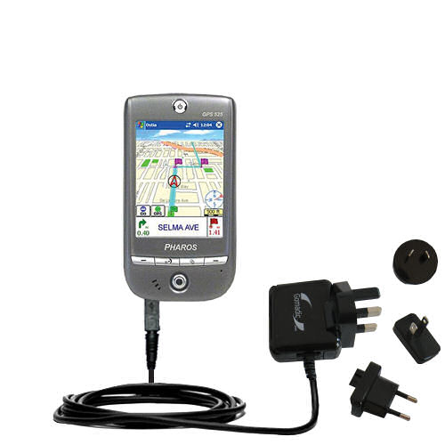 International Wall Charger compatible with the Pharos GPS 525
