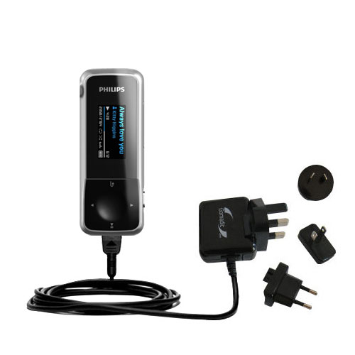 International Wall Charger compatible with the Philips Gogear Mix
