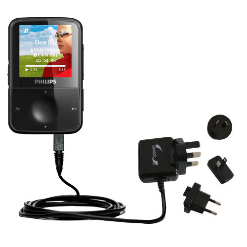 International Wall Charger compatible with the Philips Gogear Vibe