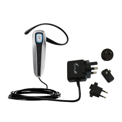 International Wall Charger compatible with the Plantronics Discovery 655