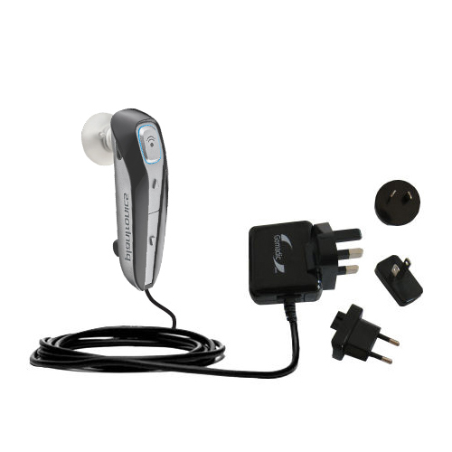 International Wall Charger compatible with the Plantronics Discovery 665