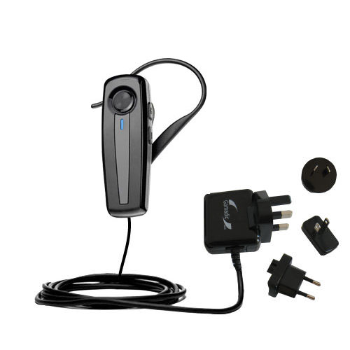 International Wall Charger compatible with the Plantronics Explorer 210