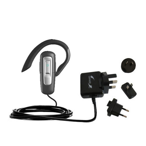 International Wall Charger compatible with the Plantronics Explorer 220