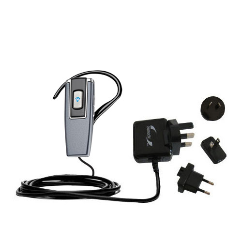 International Wall Charger compatible with the Plantronics Explorer 360