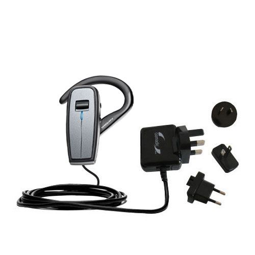 International Wall Charger compatible with the Plantronics Explorer 370