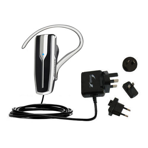 International Wall Charger compatible with the Plantronics Explorer 395