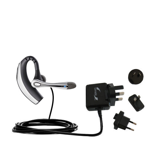 International Wall Charger compatible with the Plantronics Voyager 500