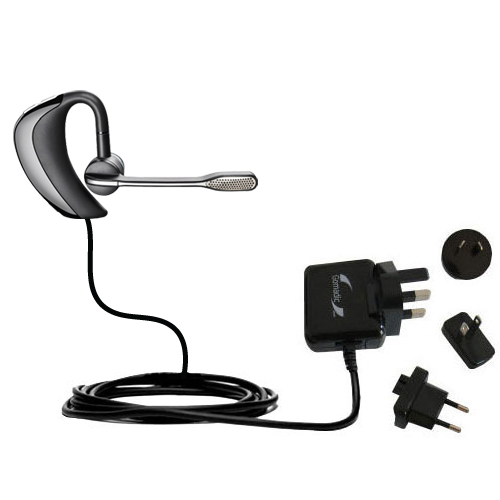 International Wall Charger compatible with the Plantronics Voyager Pro