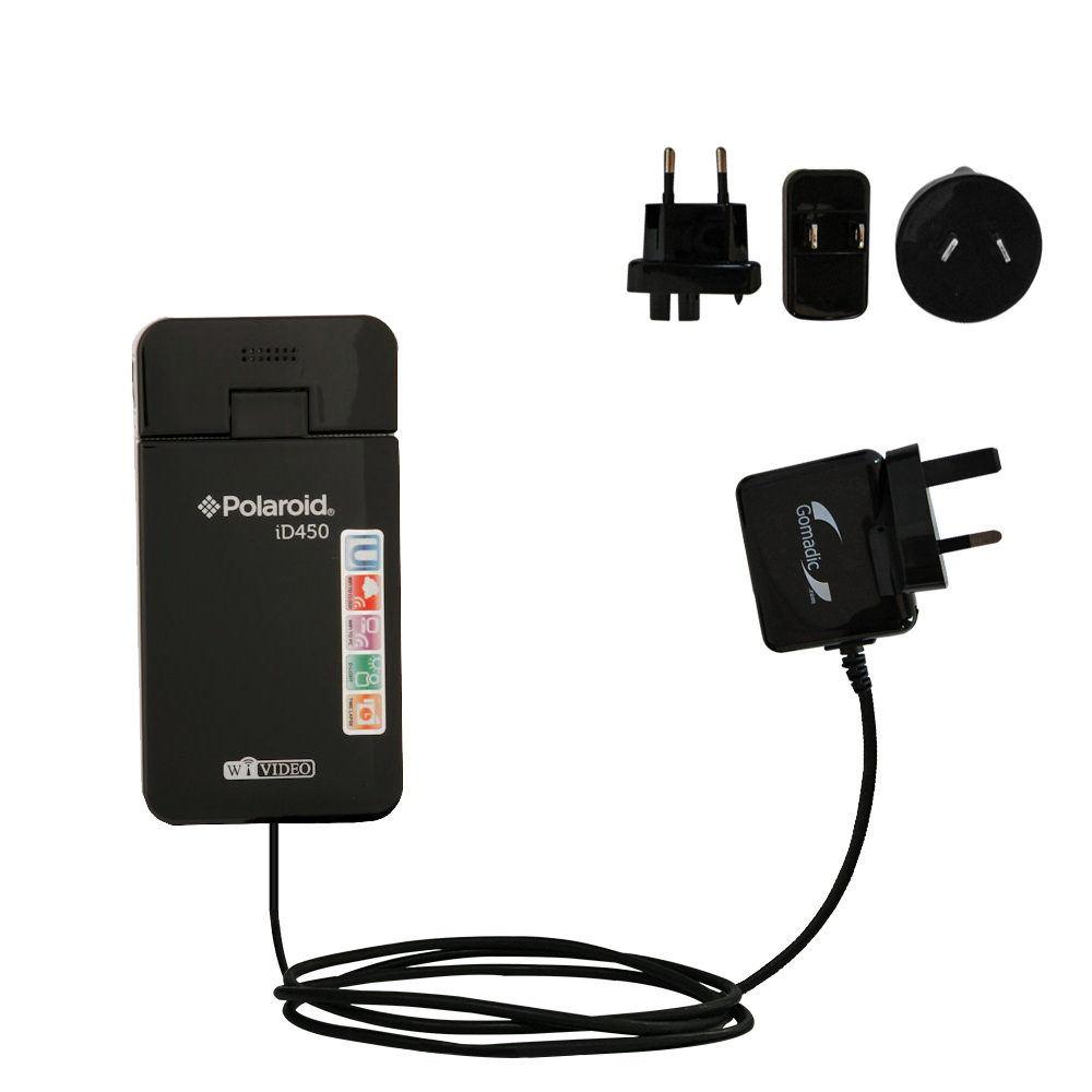 International Wall Charger compatible with the Polaroid ID450