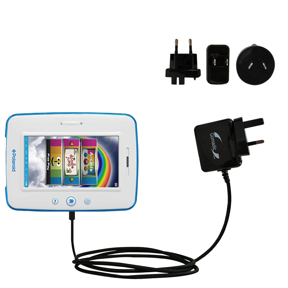 International Wall Charger compatible with the Polaroid Kids PTAB750