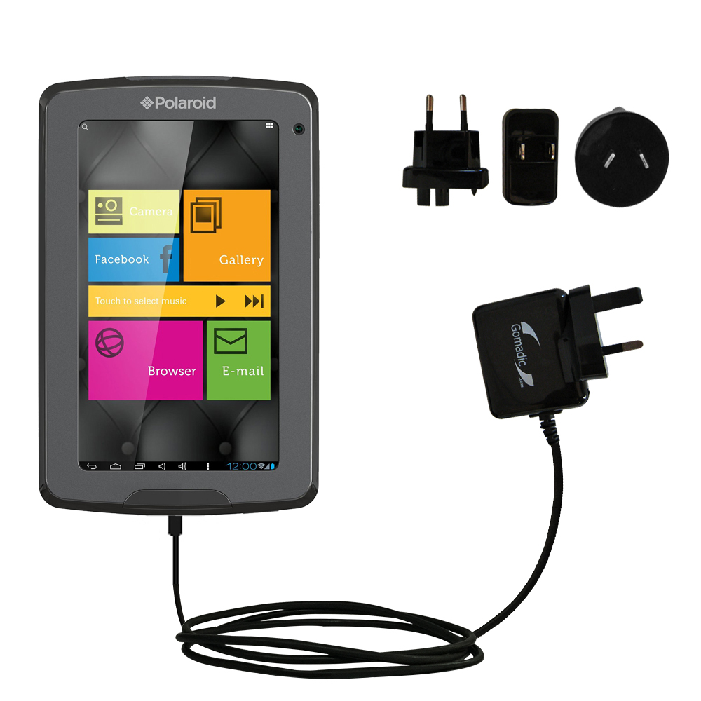 International Wall Charger compatible with the Polaroid Tablet PMID4311