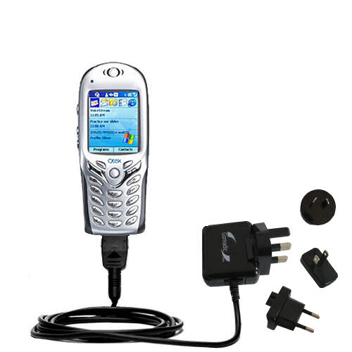 International Wall Charger compatible with the Qtek 8080 Smartphone