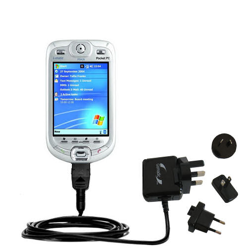 International Wall Charger compatible with the Qtek 9090 Smartphone