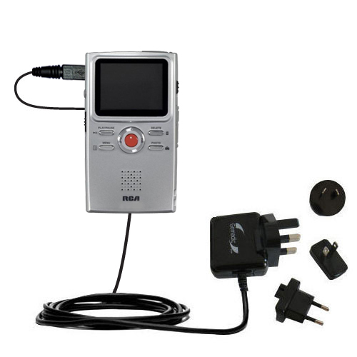 International Wall Charger compatible with the RCA EZ3000 Small Wonder HD Camcorder