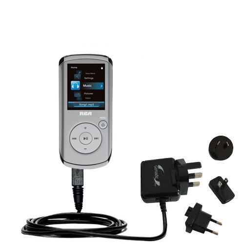 International Wall Charger compatible with the RCA M4104 M4108 Digital Music Player