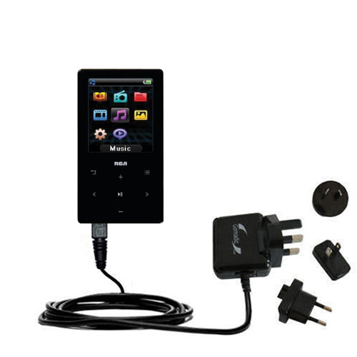 International Wall Charger compatible with the RCA M6104