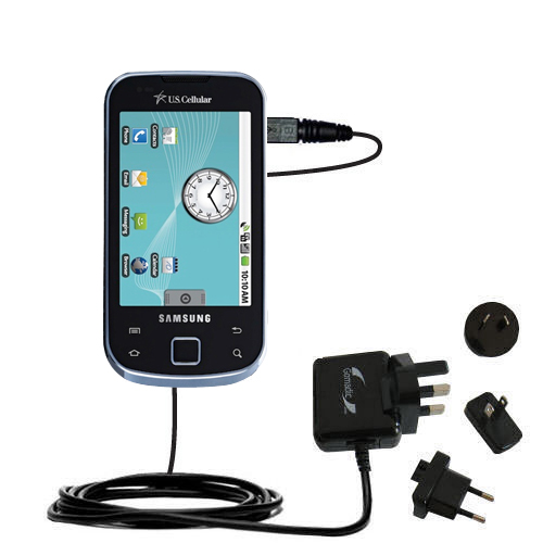 International Wall Charger compatible with the Samsung Acclaim