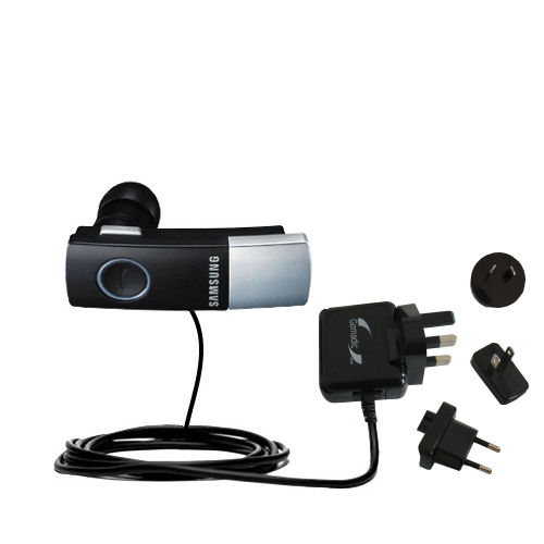 International Wall Charger compatible with the Samsung Bluetooth Headset WEP410