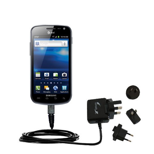 International Wall Charger compatible with the Samsung Exhilarate
