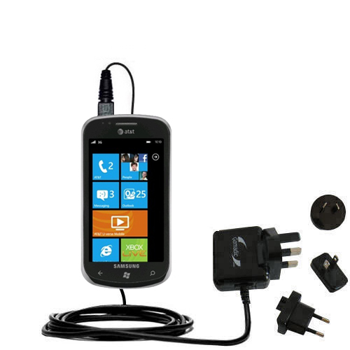International Wall Charger compatible with the Samsung Focus S / 2