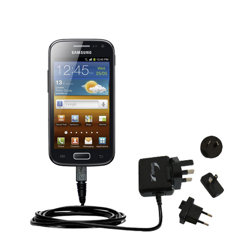 International Wall Charger compatible with the Samsung Galaxy Ace 2