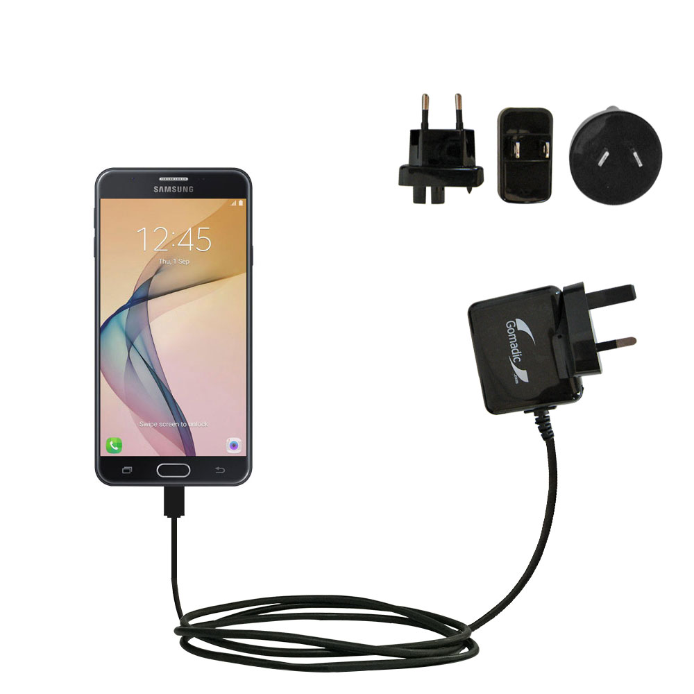 International Wall Charger compatible with the Samsung Galaxy J7 / J7 Prime