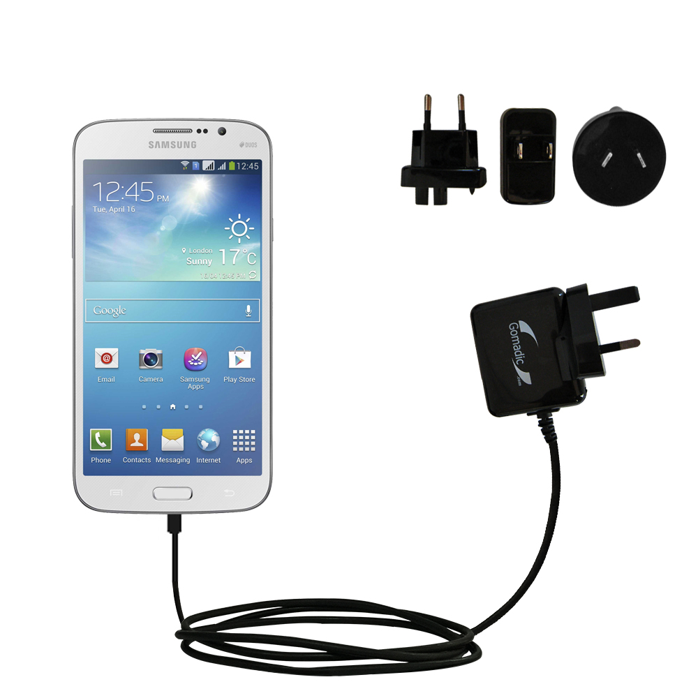 International Wall Charger compatible with the Samsung Galaxy Mega 5-8 / 6-3