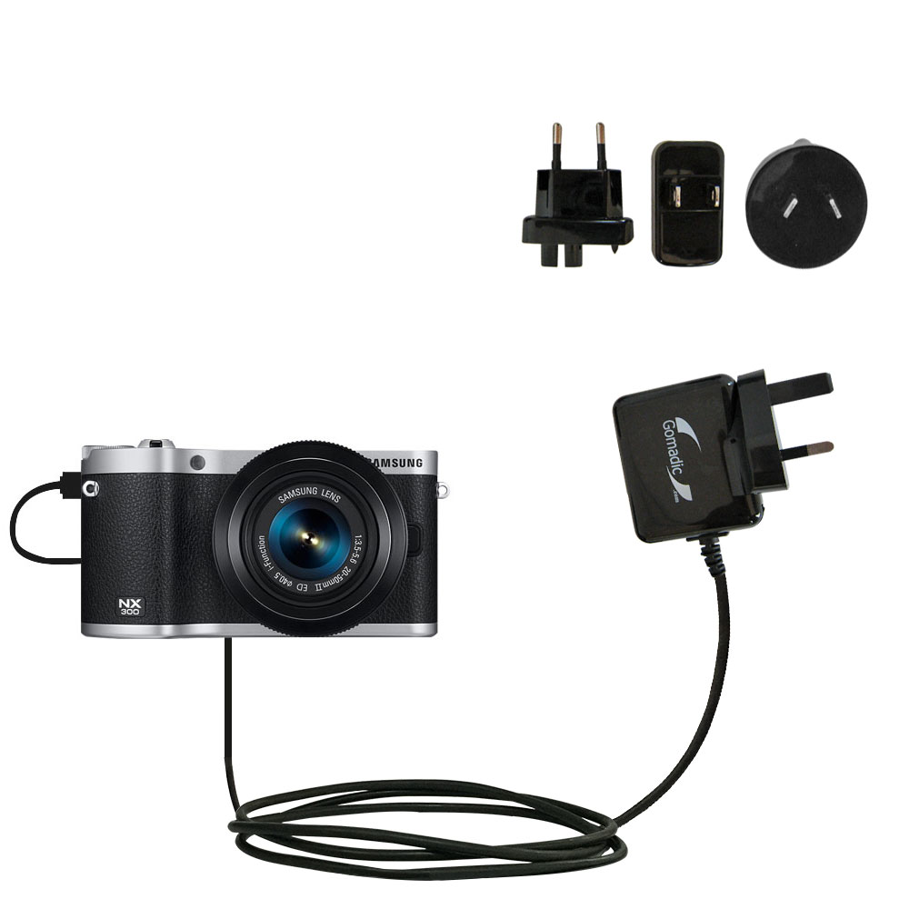 International Wall Charger compatible with the Samsung Galaxy NX300