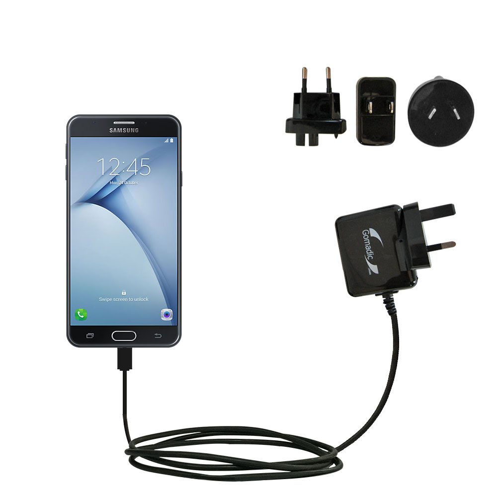 International Wall Charger compatible with the Samsung Galaxy On Nxt