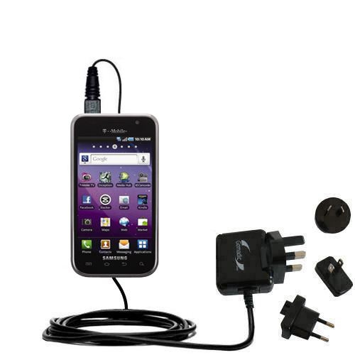 International Wall Charger compatible with the Samsung Galaxy S 4G