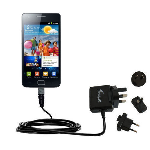 International Wall Charger compatible with the Samsung Galaxy S II
