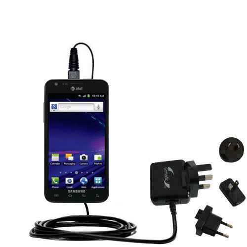 International Wall Charger compatible with the Samsung Galaxy S II Skyrocket