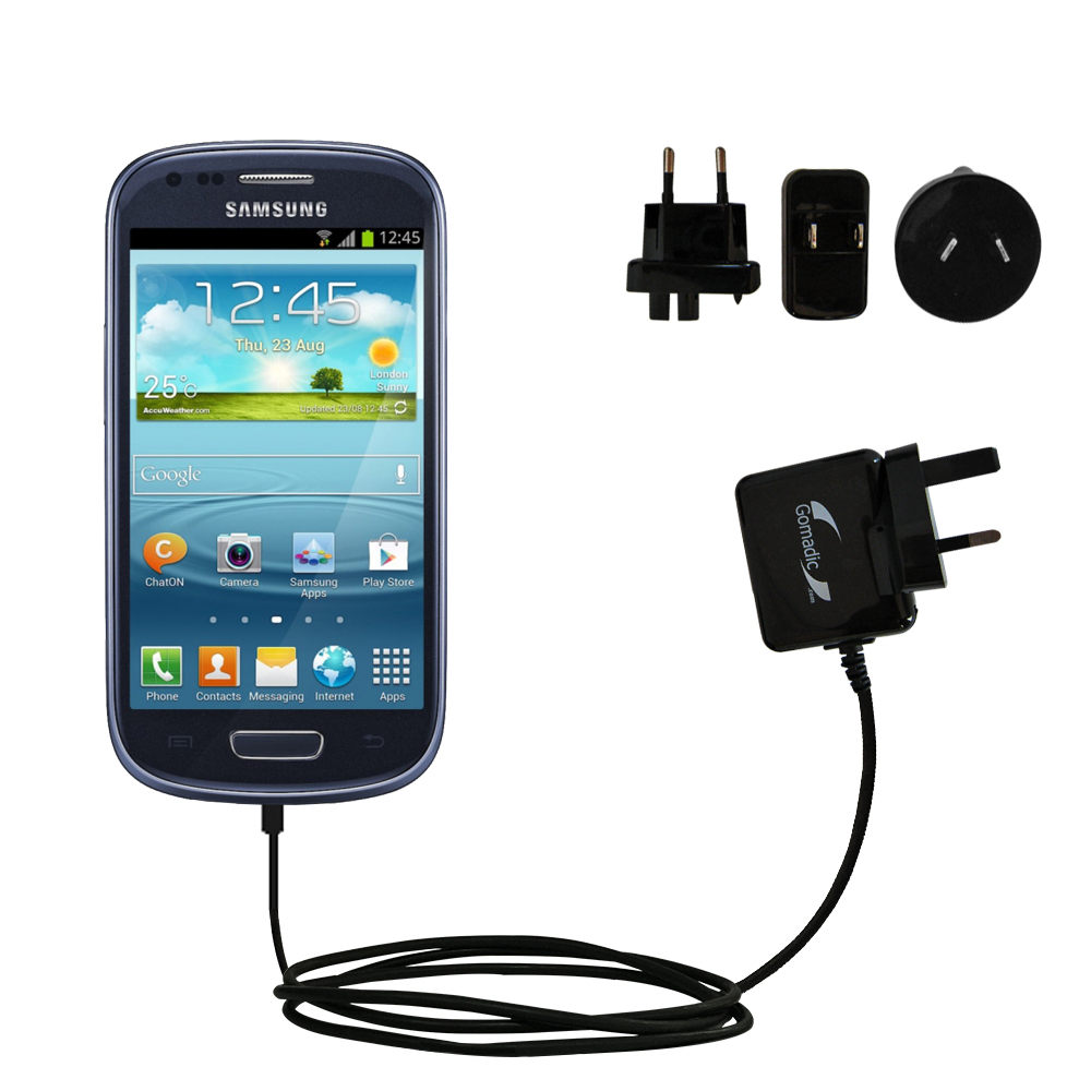 International Wall Charger compatible with the Samsung Galaxy S III mini