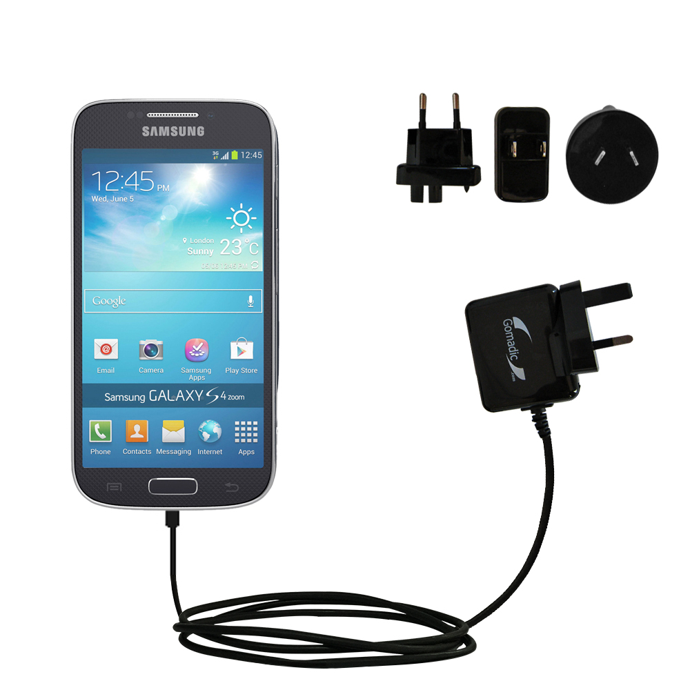 International Wall Charger compatible with the Samsung Galaxy S4 Zoom