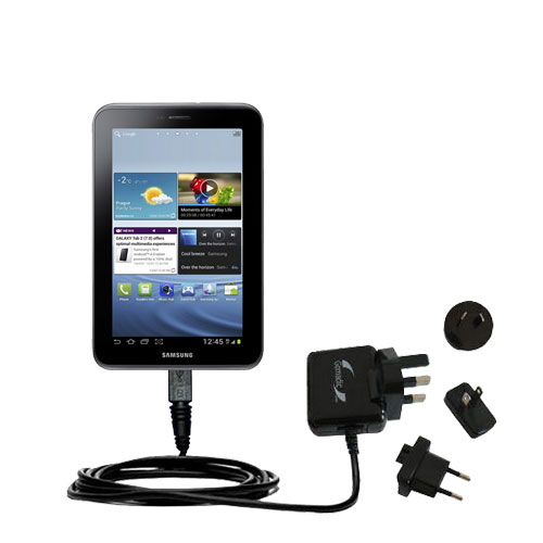 International Wall Charger compatible with the Samsung Galaxy Tab2