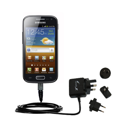 International Wall Charger compatible with the Samsung GT-I8160