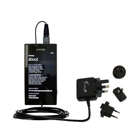 International Wall Charger compatible with the Samsung GT-I8700