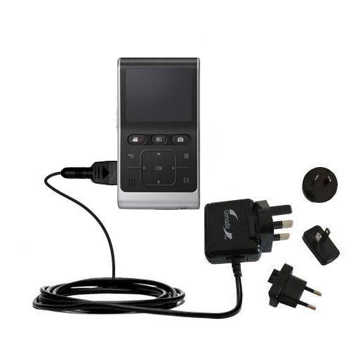 International Wall Charger compatible with the Samsung HMX-U10 Digital Camcorder