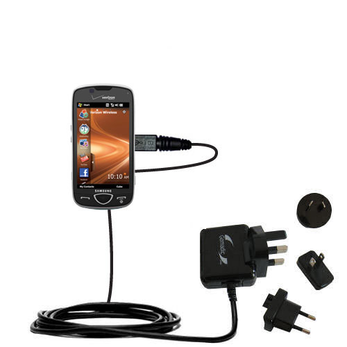 International Wall Charger compatible with the Samsung Omnia II  SCH-i920