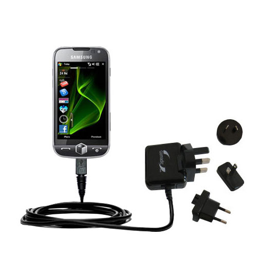 International Wall Charger compatible with the Samsung Omnia II