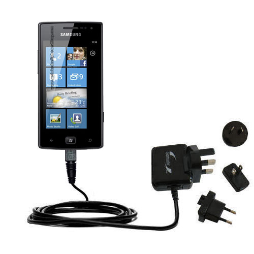 International Wall Charger compatible with the Samsung Omnia W