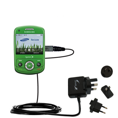 International Wall Charger compatible with the Samsung Reclaim SPH-M560