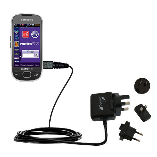 International Wall Charger compatible with the Samsung SCH-R860 Caliber