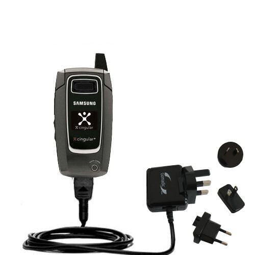 International Wall Charger compatible with the Samsung SGH-D407