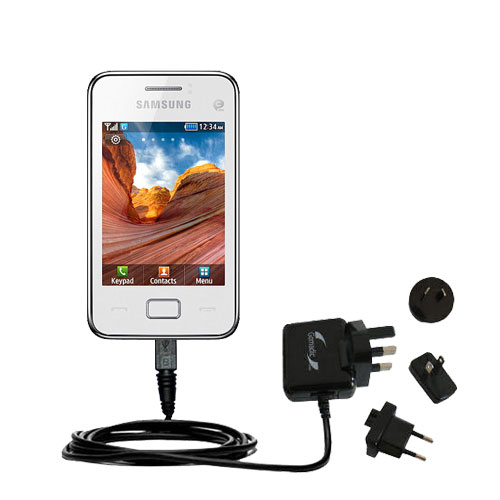 International Wall Charger compatible with the Samsung Tocco Lite 2