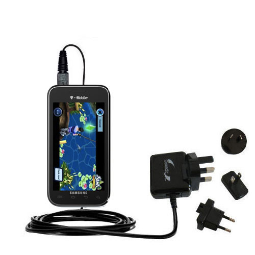 International Wall Charger compatible with the Samsung Vibrant Plus