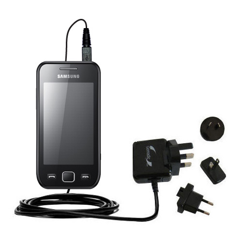 International Wall Charger compatible with the Samsung Wave 2