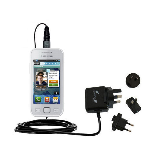 International Wall Charger compatible with the Samsung Wave 575