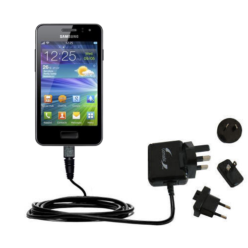 International Wall Charger compatible with the Samsung Wave M